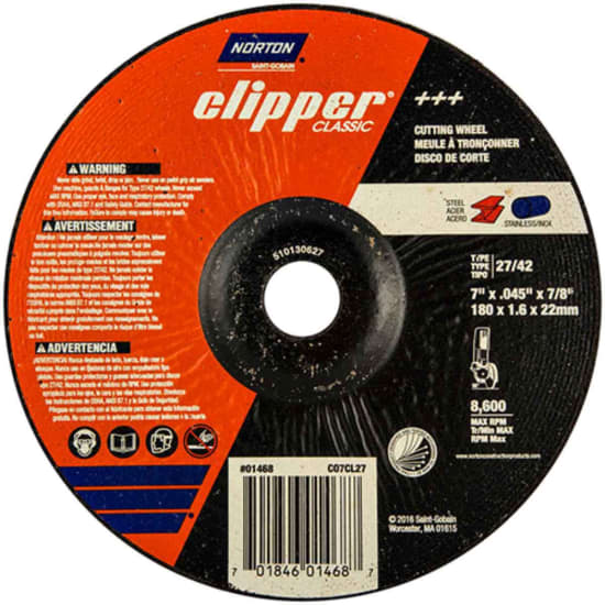 Norton Classic Abrasive Type 27 Cutoff Wheels